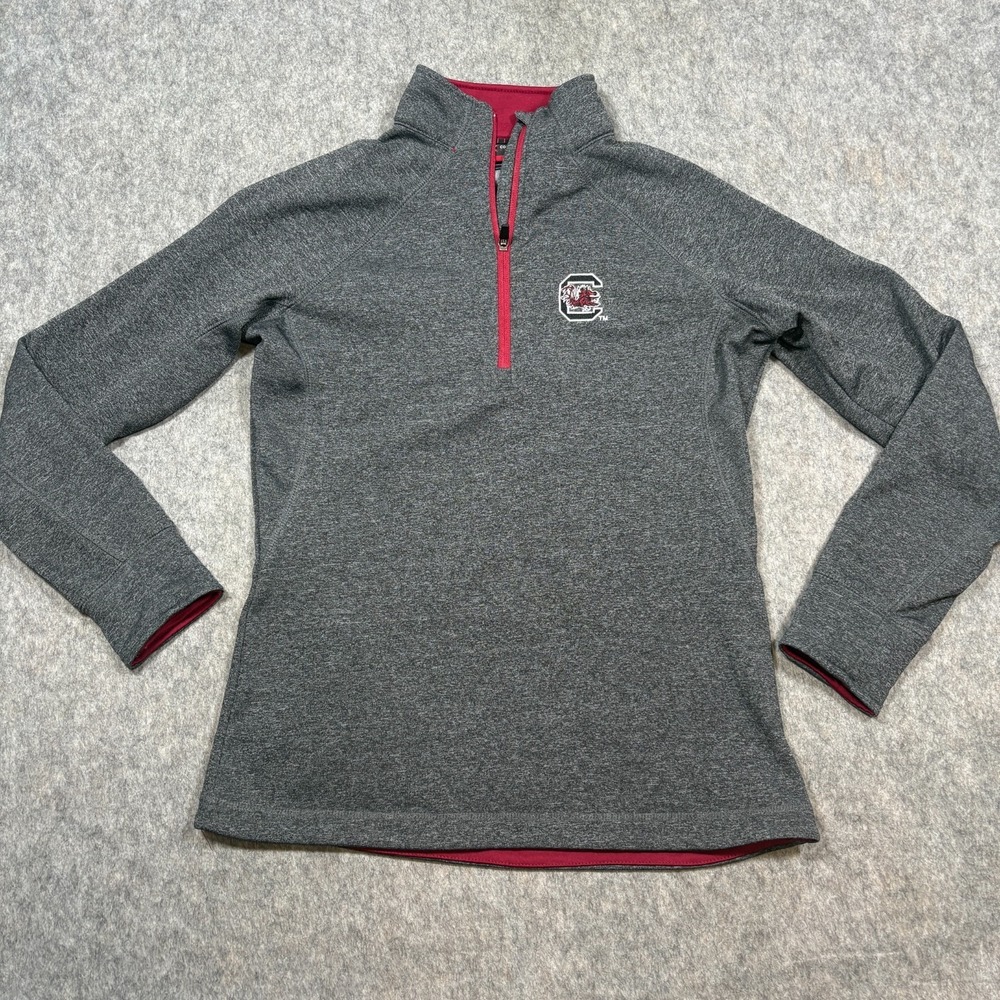 Colosseum Athletic Sweatshirt Size Large Gray‎ South Carolina Gamecocks Pullover